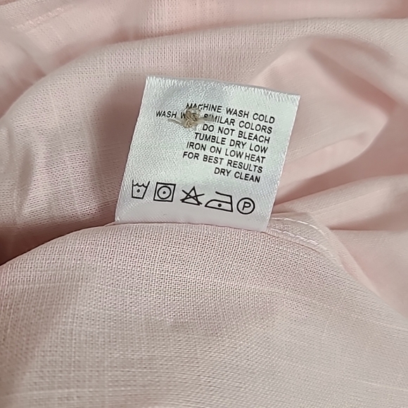 NEW Flex Mens Luxury Collection Designed in Italy Short Sleeve Pink Shirt Sz 3XL - Picture 6 of 8